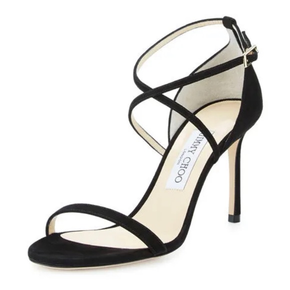 Jimmy Choo Hesper Black Suede Sandal size 40